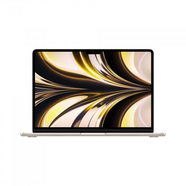 Apple MacBook Air Computer portatile 34,5 cm [13.6] Apple M M2 8 GB 512 GB SSD Wi-Fi 6 [802.11ax] macOS Monterey Beige (MacBook Air 13inch - M2 8Core CPU and 10Core GPU - 8GB RAM - 512GB SSD - Starlight - Z15Z) - Versione UK