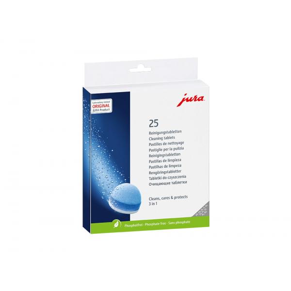 JURA 25045 parti e accessori per macchina per caffè Compressa di pulizia (JURA 3-Phasen-Reinigungstabletten 25 S)