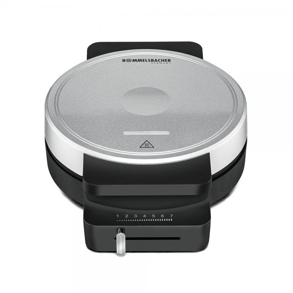 Rommelsbacher WA 850 piastra per waffle 1 waffle 850 W Nero, Argento (Rommelsbacher waffle maker WA 850, waf)