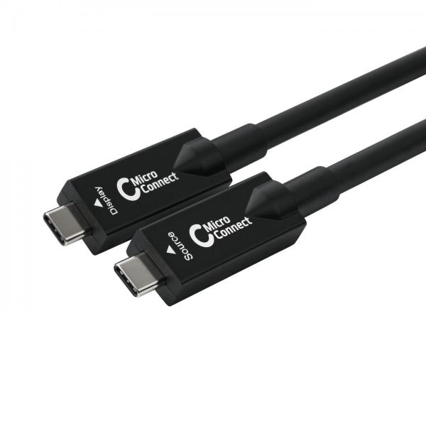 Microconnect USB3.2CC7OP cavo USB 7,5 m USB 3.2 Gen 2 [3.1 Gen 2] USB C Nero (Premium USB-C Hybrid Cable - 7,5m - Warranty: 24M)
