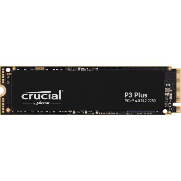 Crucial P3 Plus M.2 2 TB PCI Express 4.0 NVMe 3D NAND (Crucial P3 Plus - SSD - 2 TB - internal - M.2 2280 - PCIe 4.0 [NVMe])