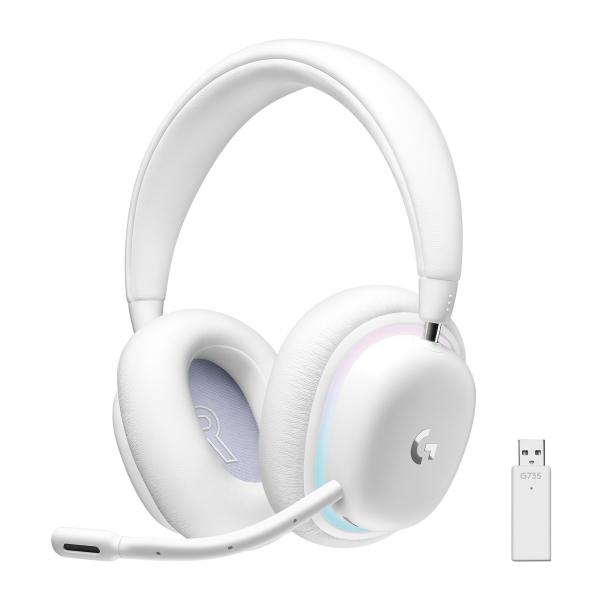 Auricolari Bluetooth con Microfono Logitech 981-001083 Bianco Azzurro/Bianco