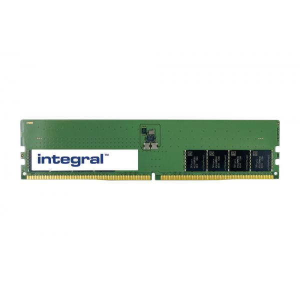 32GB PC RAM MODULE DDR5 4800MHZ PC5-38400 UNBUFFERED NON-ECC 1.1V 2GX8 CL40 INTEGRAL
