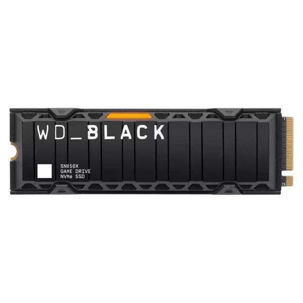 Western Digital 2TB WD-Black SN850X SSD NVMe4.0 7300-6300MB/s + Dissipatore