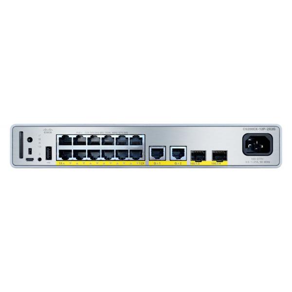 Cisco C9200CX-12P-2X2G-A switch di rete Gestito Gigabit Ethernet (10/100/1000) Supporto Power over Ethernet (PoE)