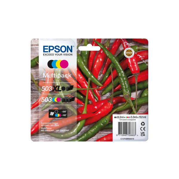 Epson C13T09R94010 cartuccia d'inchiostro 4 pz Originale Resa elevata (XL) Nero, Ciano, Magenta, Giallo