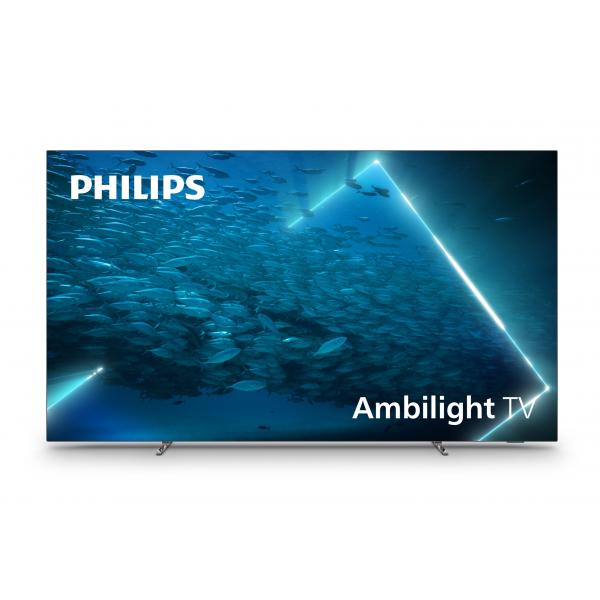 Philips Philips 55OLED707/12 TV 139,7 cm (55") 4K Ultra HD Smart TV Wi-Fi Metallico