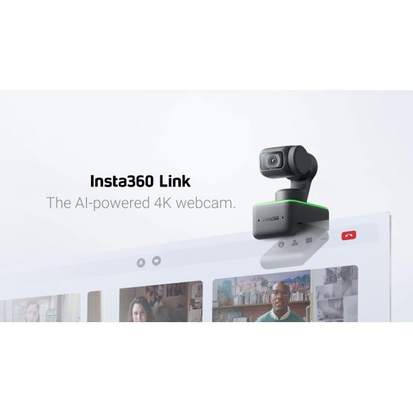 Insta360 Link 4k webcam 1080 MP 3840 x 2160 Pixel USB Nero, Verde (Insta360 Link)