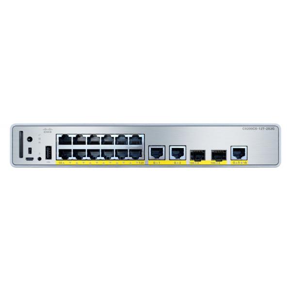 Cisco C9200CX-12T-2X2G-A switch di rete Gestito Gigabit Ethernet (10/100/1000) Supporto Power over Ethernet (PoE)
