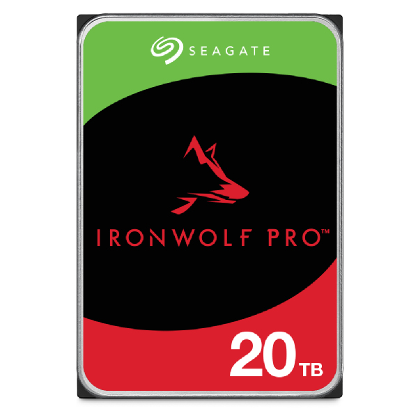 Seagate IronWolf Pro ST20000NT001 disco rigido interno 3.5 20 TB (Seagate IronWolf Pro ST20000NT001 - Hard drive - 20 TB - internal - 3.5 - SATA 6Gb/s - 7200 rpm - buffer: 256 MB - with 3 years Seagate Rescue Data Recovery)