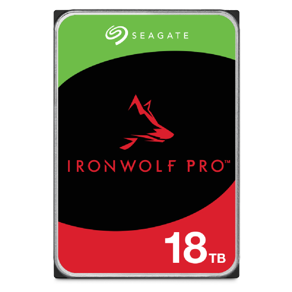Seagate IronWolf Pro ST18000NT001 disco rigido interno 3.5 18 TB (HDD Int 18TB Ironwolf Pro 72 SATA 3.5)