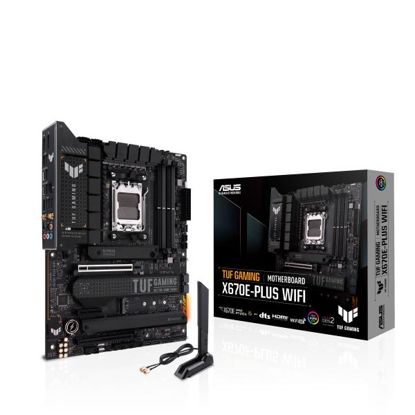 ASUS TUF GAMING X670E-PLUS WIFI AMD X670 Presa di corrente AM5 ATX (ASUS TUF GAMING X670E-PLUS WIFI X670E/AM5/ATX)