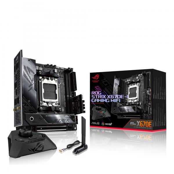 ASUS ROG STRIX X670E-I GAMING WIFI AMD X670 Presa di corrente AM5 mini ITX (ASUS ROG STRIX X670E-I GAMING X670E/AM5/mITX)