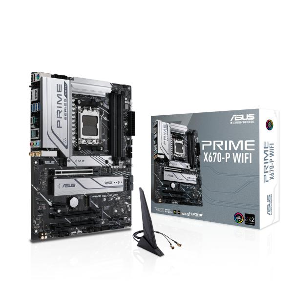 ASUS PRIME X670-P WIFI AMD X670 AM5 ATX