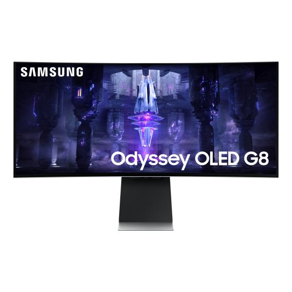 Samsung Odyssey Neo G8 LS34BG850SUXEN Monitor PC 86,4 cm (34") 3440 x 1440 Pixel UltraWide Quad HD OLED Argento