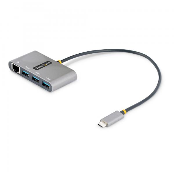 HUB USB-C CON ETHERNET A 3 PT