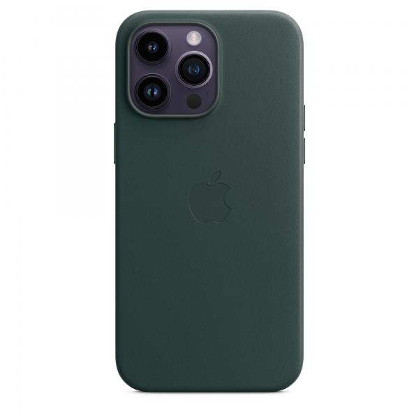 Apple Custodia iPhone 14 Pro Max in Pelle - Verde foresta
