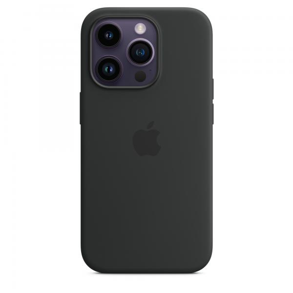 Apple Iphone 14 Pro Cover Magsafe In Silicone Colore Mezzanotte