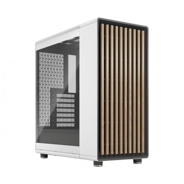 Case computer desktop ATX Fractal North Bianco