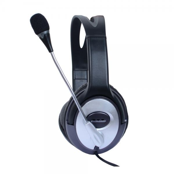 Techly Cuffia Stereo con Microfono e Controllo Volume - Immagine 1