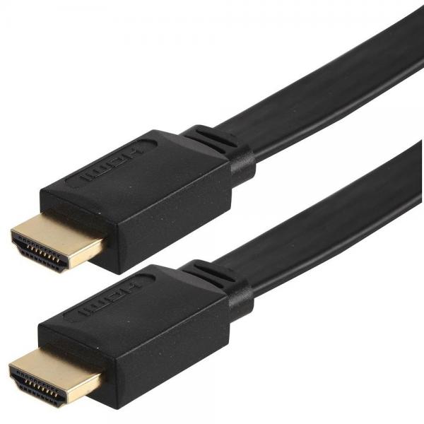 Techly Cavo HDMI High Speed con Ethernet A/A M/M Piatto 3 metri - Immagine 1