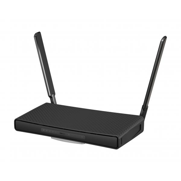 Mikrotik hAP axÂ³ router wireless Gigabit Ethernet Dual-band [2.4 GHz/5 GHz] Nero (MikroTik hAP AX3 Home Access Point / Router - C53UiG+5HPaxD2HPaxD)