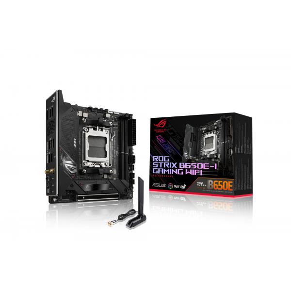 ASUS ROG STRIX B650E-I GAMING WIFI AMD B650 Presa di corrente AM5 mini ITX (ASUS AM5 ROG STRIX B650E-I GAMING WIFI)