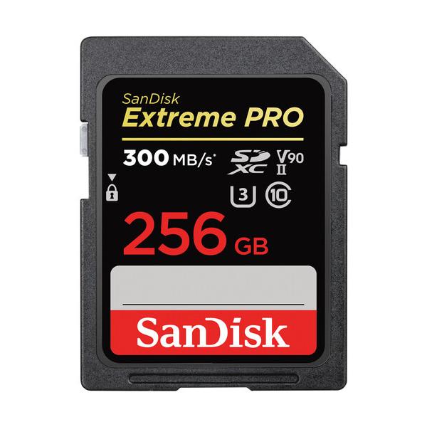 SanDisk Extreme PRO 256 GB SDXC UHS-II Classe 10 (SanDisk Extreme Pro - Scheda di memoria flash - 256 GB - UHS-II U3 / Class10 - UHS-II SDXC)