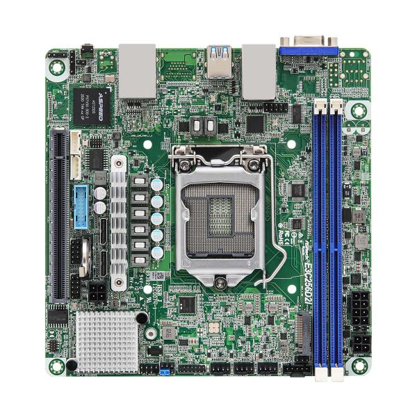 Asrock E3C256D2I scheda madre Intel C256 LGA 1200 (Socket H5) mini ITX