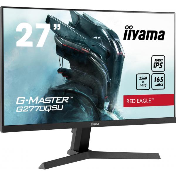 iiyama G-MASTER G2770QSU-B1 Monitor PC 68,6 cm (27") 2560 x 1440 Pixel Wide Quad HD LCD Nero