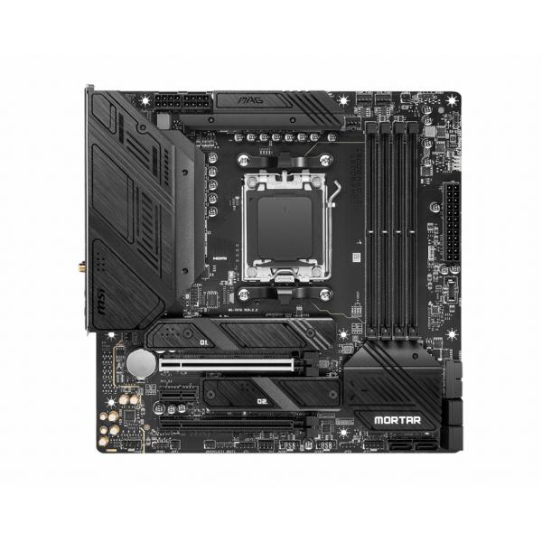 MSI MAG B650M MORTAR WIFI scheda madre AMD B650 Presa di corrente AM5 micro ATX (MB AMD MAG B650M MORTAR WIFI)