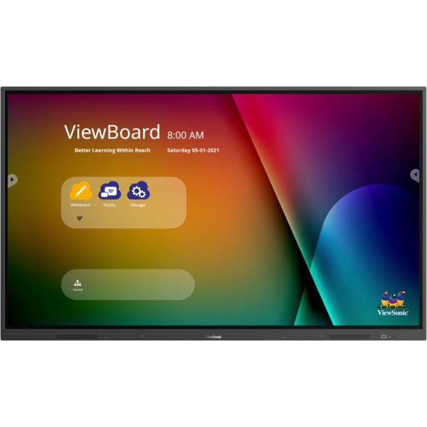 Viewsonic IFP7532-2 lavagna interattiva 190,5 cm [75] 3840 x 2160 Pixel Touch screen HDMI (VIEWBOARD 32SERIE TOUCHSCREEN - 75 UHD ANDROID 9 350 NITS 2 X 10)