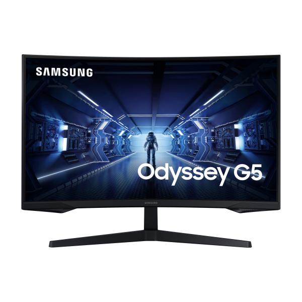 Samsung Odyssey G5 81,3 cm (32") 2560 x 1440 Pixel Wide Quad HD LED Nero