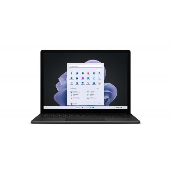 Microsoft Surface Laptop 5 i7-1265U Computer portatile 38,1 cm (15") Touch screen Intel® Core™ i7 16 GB LPDDR5x-SDRAM 512 GB SSD Wi-Fi 6 (802.11ax) Windows 10 Pro Nero
