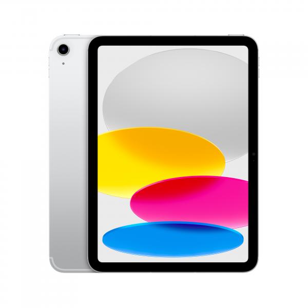 Apple iPad 5G TD-LTE & FDD-LTE 256 GB 27,7 cm [10.9] Wi-Fi 6 [802.11ax] iPadOS 16 Argento (10.9IN IPAD WIFI + CELL 256GB - SILVER 10TH GEN)