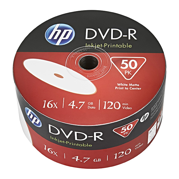 HP DME00070WIP DVD vergine 4,7 GB DVD+R 50 pz