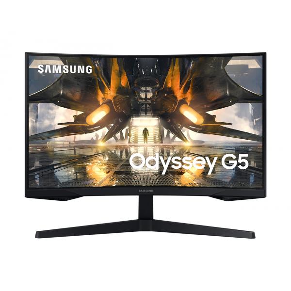 Schermata PC da gioco curvo - Samsung - Odyssey G5 - G55A S27AG550EP - 27 '' QHD - Va Dalle - 1 ms - 165Hz - HDMI / Displayport - AMD Free