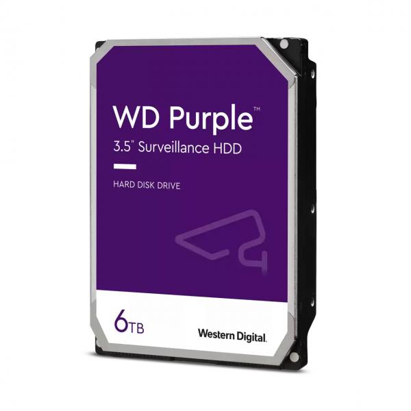 WESTERN DIGITAL PURPLE WD64PURZ HDD 6.000GB SATA III 3.5" BUFFER 256MB 5.400rpm SURVELLAINCE HDD