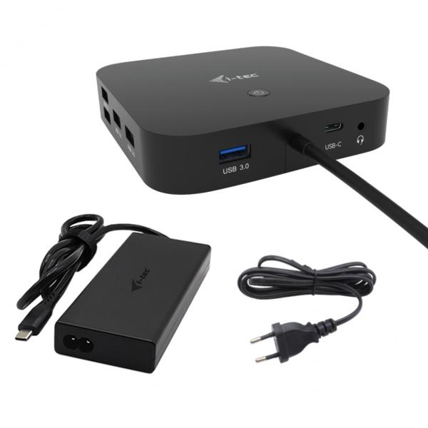 I-TEC DOCKING STATION USB-C HDMI DUAL DP WITH POWER DELIVERY 100W + UNIVERSAL CHARGER 112W