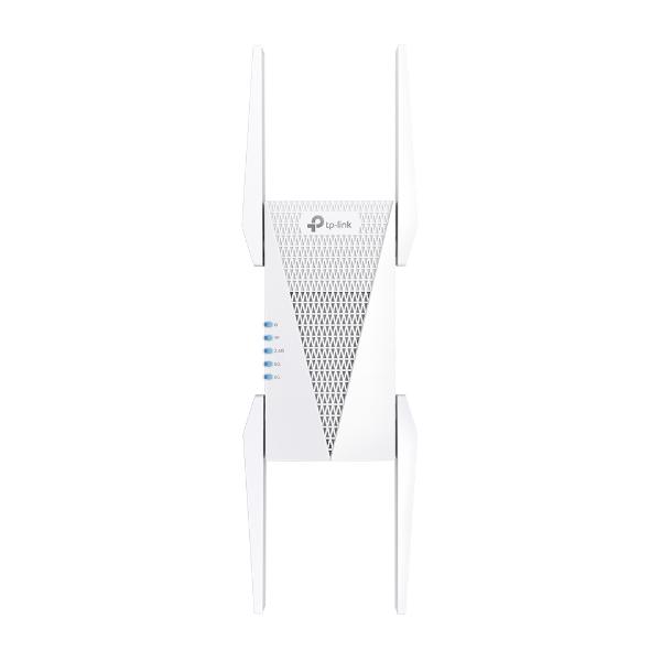 TP-Link RE815XE sistema Wi-Fi Mesh Tri-band [2,4 GHz/5 GHz/6 GHz] Wi-Fi 6 [802.11ax] Bianco 1 Esterno (AXE5400 Tri-Band Wi-Fi 6E Range Extender)