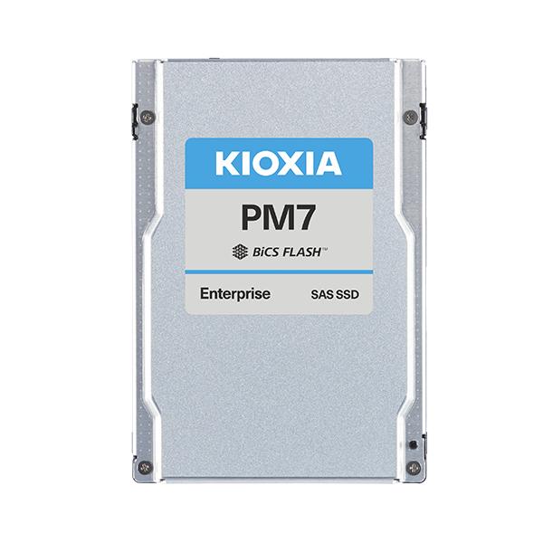 Kioxia PM7-R 2.5 7,68 TB SAS BiCS FLASH TLC (KIOXIA PM7-R Series KPM7VRUG7T68 - SSD - Azienda, lettura intensiva - crittografato - 7680 GB - interno - 2.5 - SAS 24Gb/s - Self-Encrypting Drive [SED])