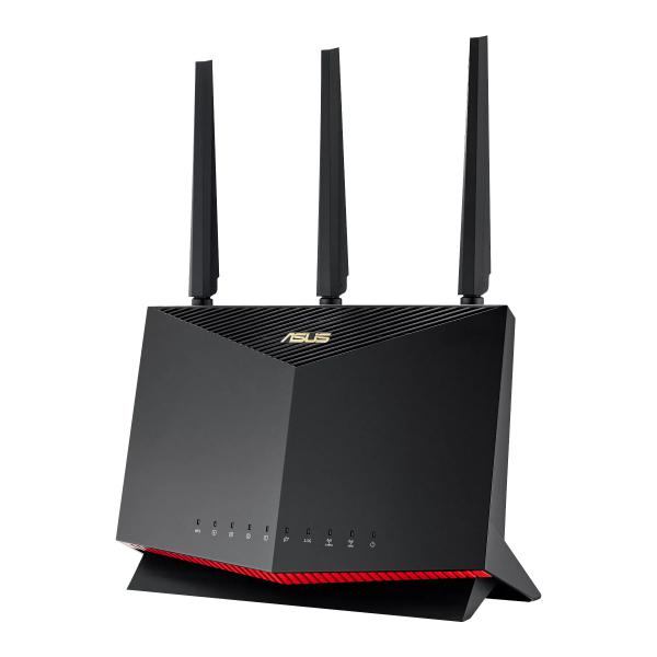 ASUS RT-AX86U Pro router wireless Gigabit Ethernet Dual-band [2.4 GHz/5 GHz] Nero (Asus [RT-AX86U PRO] AX5700 Wireless Dual Band Gaming Wi-Fi 6 Router, 2.5G LAN, Mobile Game Mode, AiProtection Pro, Sharable Secure VPN, AiMesh, PS5 Compatible)
