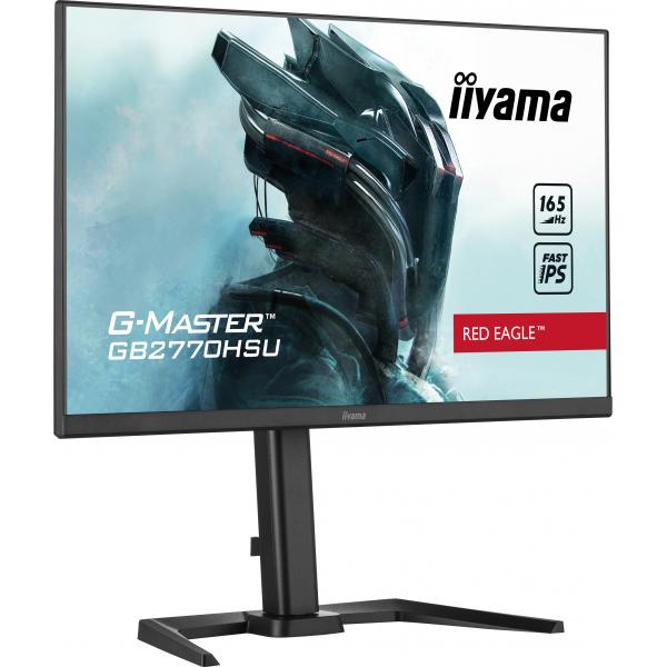 iiyama G-MASTER GB2770HSU-B5 Monitor PC 68,6 cm [27] 1920 x 1080 Pixel Full HD LED Nero (GB2770HSU-B5 27 FHD IPS - 1920X1080 250CD HDMI DP)