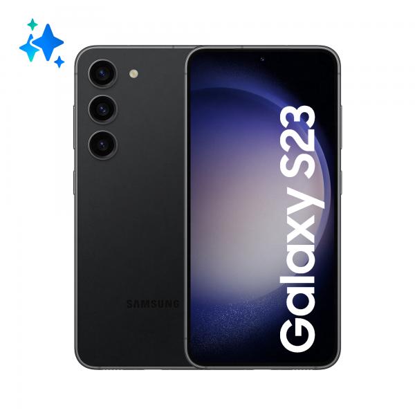 Samsung Galaxy S23 Display 6.1'' Dynamic AMOLED 2X, Fotocamera 50MP, RAM 8GB, 256GB, 3.900 mAh, Phantom Black (GALAXY S23 5G PHANTOM BLACK 256 - GB)