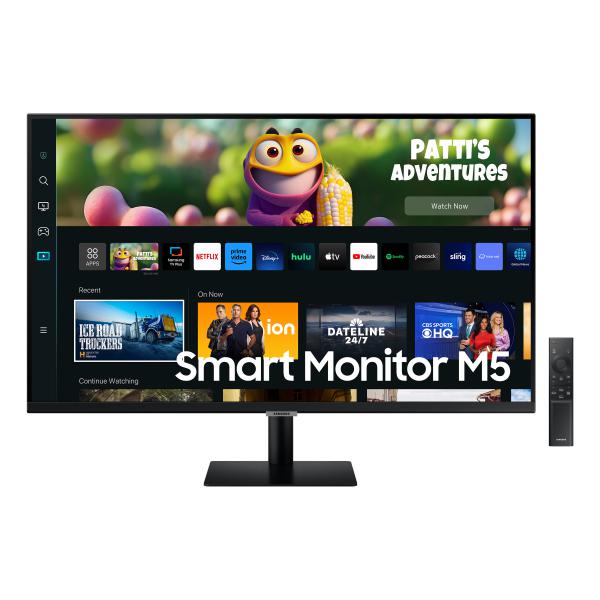 Samsung Smart Monitor M5 - M50C da 27'' Full HD Flat (S27CM500 SMART MONITOR 27IN - FLAT 16:9 3000:1 4MS CON CASSE H)