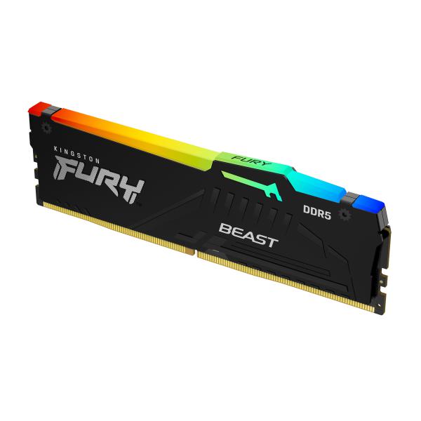 DDR5 KINGSTON 32Gb 6000Mhz - FURY BEAST RGB CL40 DIMM - KF560C36BBEA-32