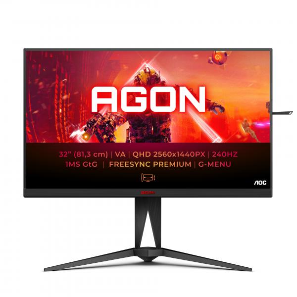 AOC AGON 5 AG325QZN/EU LED display 80 cm (31.5") 2560 x 1440 Pixel Quad HD Nero