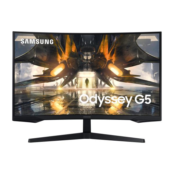 Samsung Odyssey LS32AG550EPXXU Monitor PC 81,3 cm [32] 2560 x 1440 Pixel Quad HD LED Nero (32 IN CURVED GAMING MONITOR)