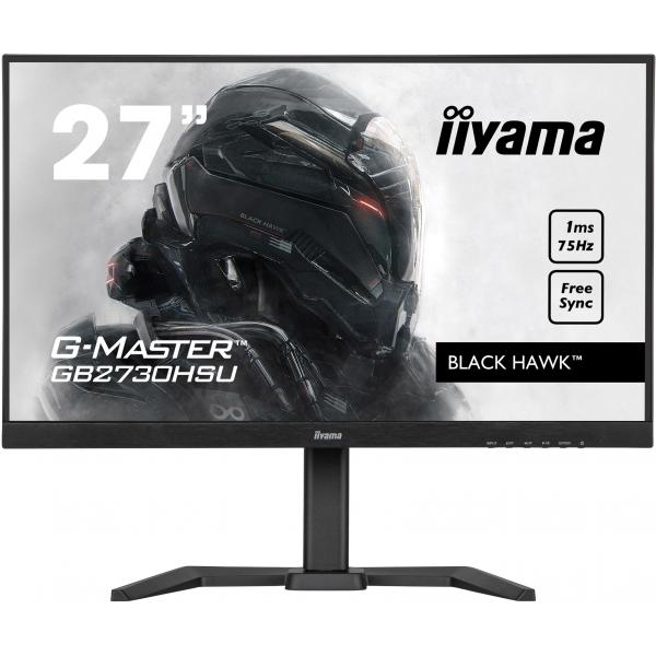 iiyama G-MASTER Monitor PC 68,6 cm [27] 1920 x 1080 Pixel Full HD LED Nero (iiyama ProLite GB2730HSU-B5 27' Black Hawk Gaming Monitor with Height Adjust Stand)