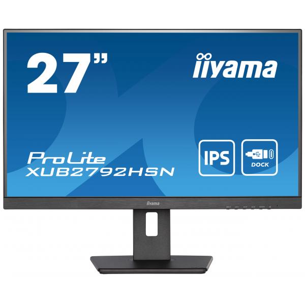 iiyama ProLite Monitor PC 68,6 cm [27] 1920 x 1080 Pixel Full HD LED Nero (Iiyama XUB2792HSN-B5 Monitor)
